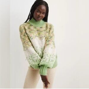 Aerie mock neck sweater size large